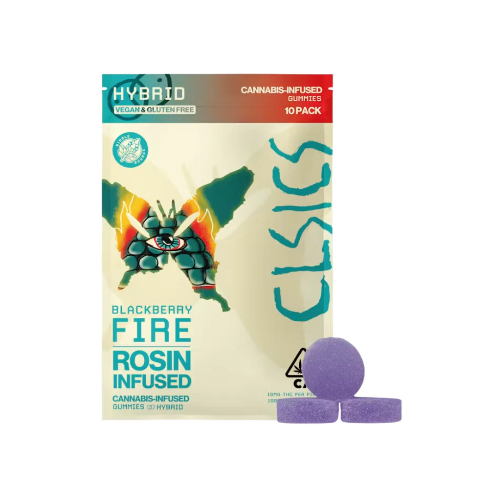 CLSICS - BLACKBERRY FIRE ROSIN GUMMIES 100MG - CLSICS Main Image