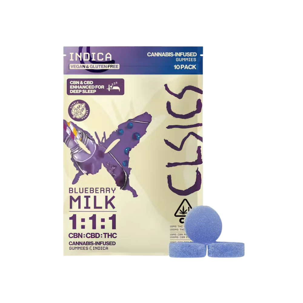CLSICS - CBN BLUEBERRY MILK ROSIN GUMMIES 100MG - CLSICS Main Image