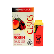 MANGO CULT LIVE ROSIN ALL IN ONE DISPOSABLE 1G - CLSICS