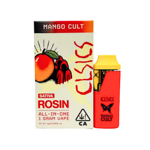 CLSICS - MANGO CULT LIVE ROSIN ALL IN ONE DISPOSABLE 1G - CLSICS