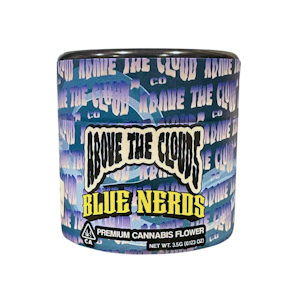 ABOVE THE CLOUDS - BLUE NERDS JAR 3.5G - ABOVE THE CLOUDS