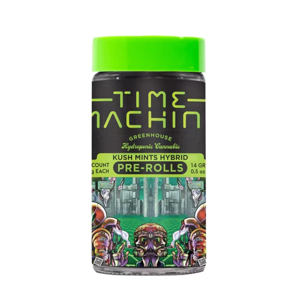 Time Machine - KUSH MINTS PREROLL (28PK) - TIME MACHINE Main Image