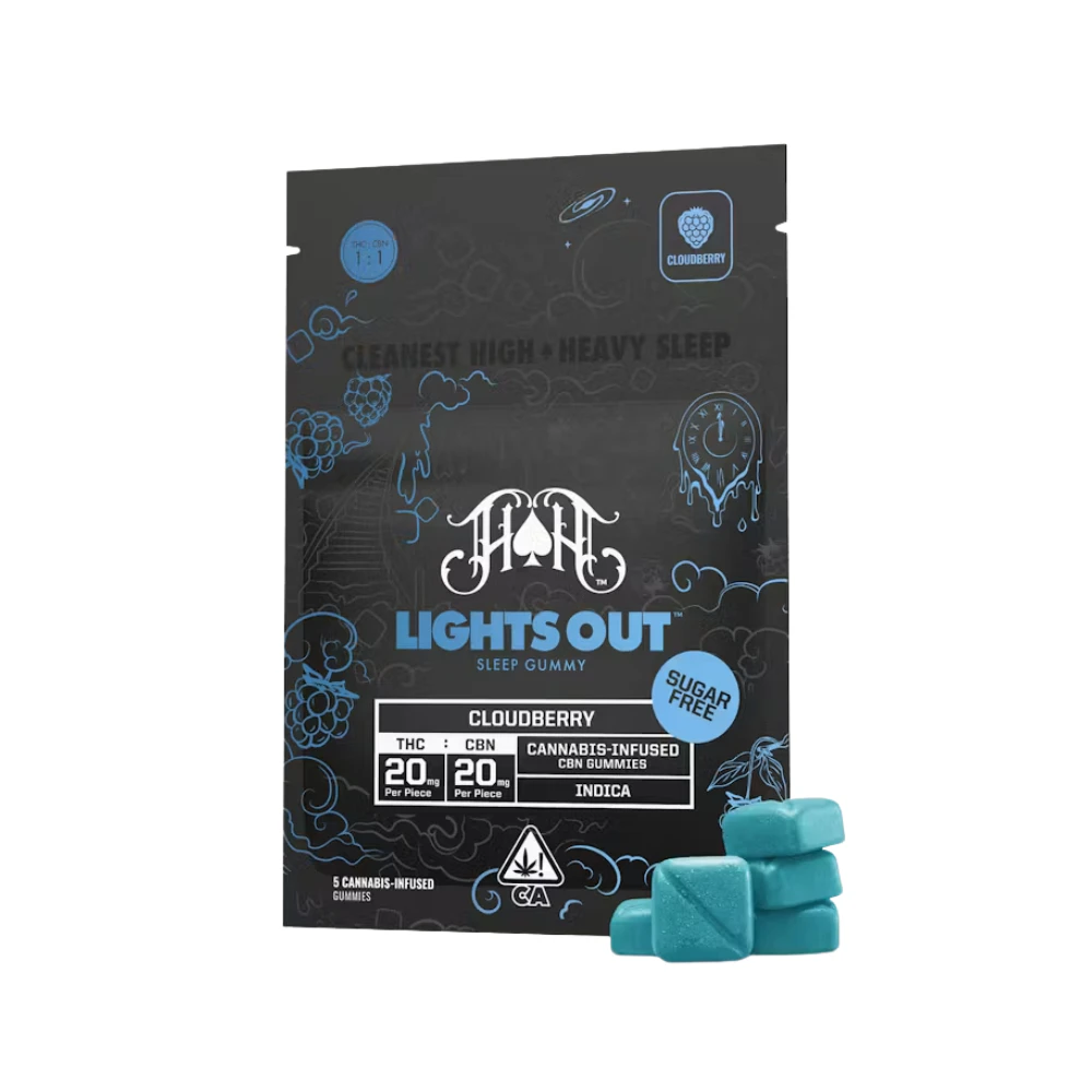 Heavy Hitters - LIGHTS OUT SUGAR FREE - CBN CLOUDBERRY 100MG - HEAVY HITTERS Main Image