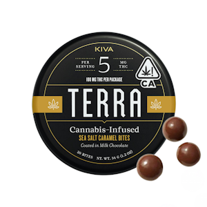 Kiva Confections - TERRA BITES - SEA SALT CARAMEL - KIVA CONFECTIONS