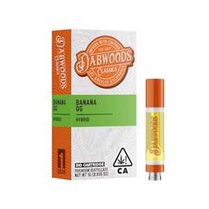 DABWOODS - BANANA OG - 510 CART 1G - DABWOODS