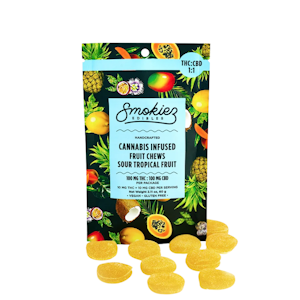 SMOKIEZ - 1:1 CBD SOUR TROPICAL - SMOKIEZ