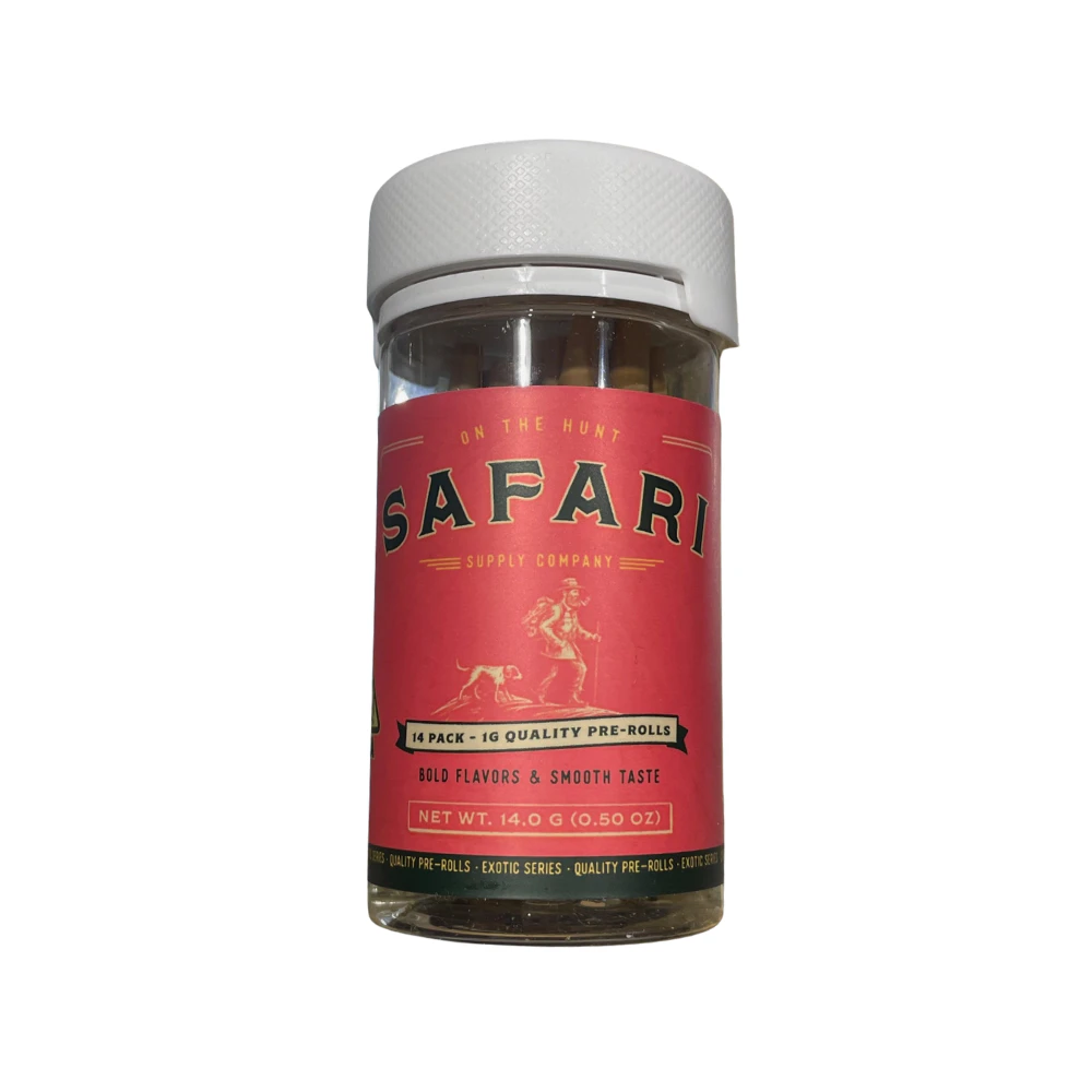 Safari - LEMON CHERRY GELATO (14PK) PREROLLS - SAFARI Main Image