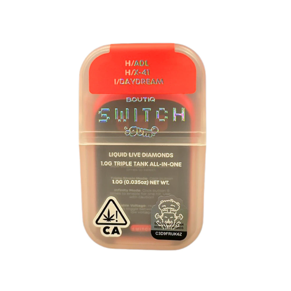 Boutiq - ADL (H) X X-41 (H) X DAYDREAM (I) LIQUID DIAMOND DUAL AIO V5 DISPOSABLE 1G - BOUTIQ Main Image