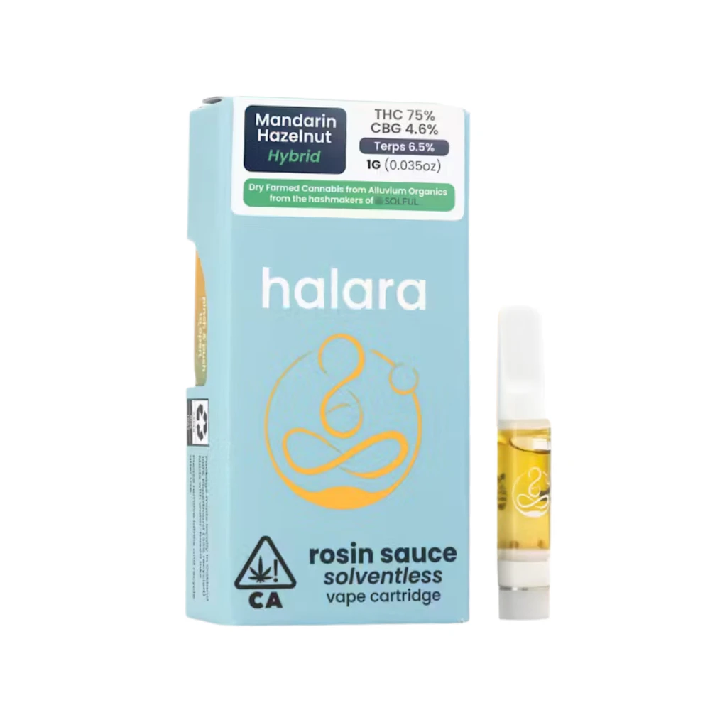 Halara - MANDARIN HAZELNUT - SOLVENTLESS ROSIN SAUCE 1G - HALARA Main Image
