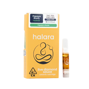 HALARA - PAPAYA RUNTZ - LIVE DIAMOND SAUCE 1G - HALARA