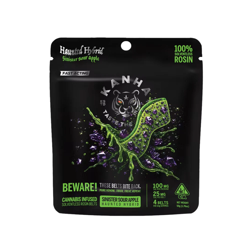 KANHA - BELT - NANO - SOLVENTLESS HAUNTED HYBRID SINISTER SOUR APPLE CRUNCH 100MG - KANHA Main Image