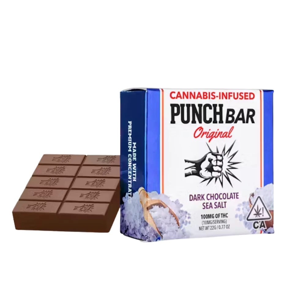 Punch Edibles & Extracts - SEA SALT DARK CHOCOLATE 100MG - PUNCH EDIBLES Main Image