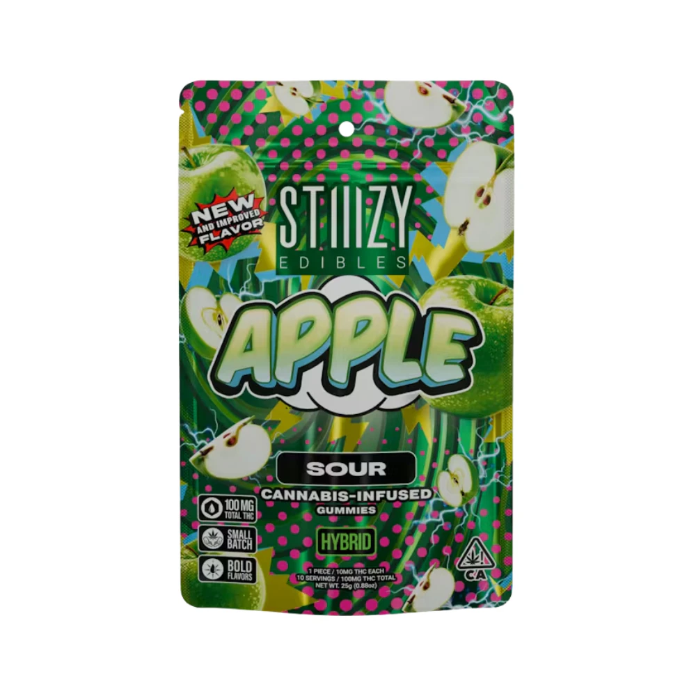 STIIIZY - APPLE - SOUR GUMMIES 100MG - STIIIZY Main Image