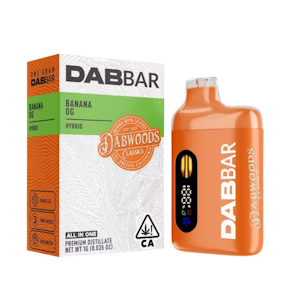 DABWOODS - BANANA OG - DABBAR CLASSICS AIO 1G - DABWOODS