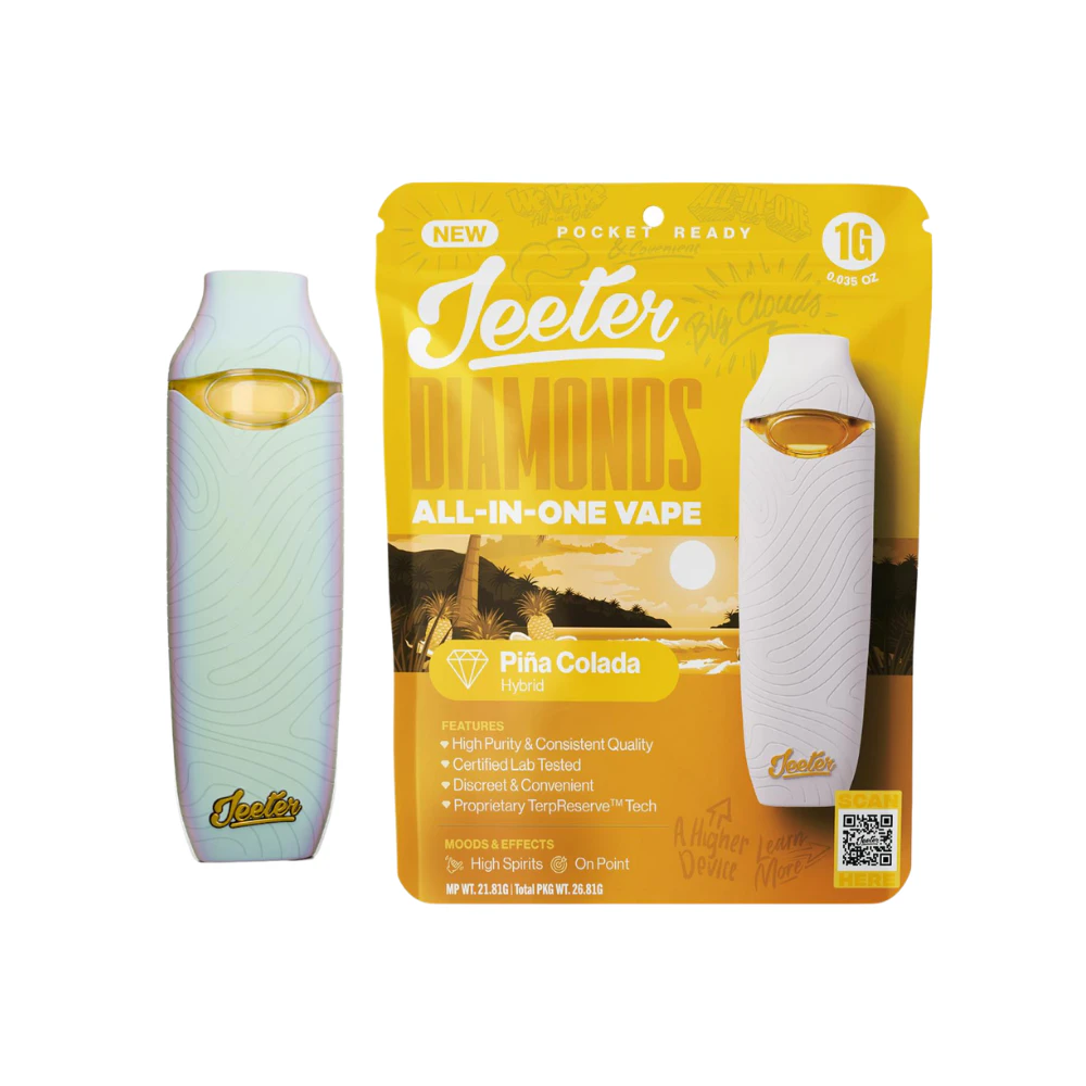 Jeeter - PINA COLADA ALL-IN-ONE DIAMOND DISPOSABLE 1G - JEETER Main Image