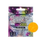 CHERRY LIME SUGARFREE SAUCER GUMMIES 100MG - SPACE GEM