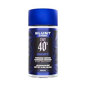 STIIIZY - 40'S BLUNT 5 PACK - BISCOTTI .5G - STIIIZY