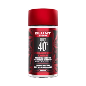 STIIIZY - 40'S BLUNT 5 PACK - STRAWBERRY COUGH .5G - STIIIZY