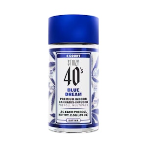 STIIIZY - 40'S JOINT 5 PACK - BLUE DREAM .5G - STIIIZY
