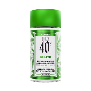 STIIIZY - 40'S JOINT 5 PACK - GELATO .5G - STIIIZY