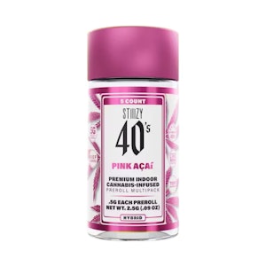 STIIIZY - 40'S JOINT 5 PACK - PINK ACAI .5G - STIIIZY