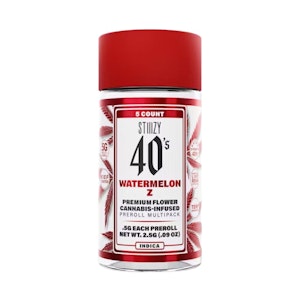 STIIIZY - 40'S JOINT 5 PACK - WATERMELON Z .5G - STIIIZY