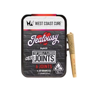 WEST COAST CURE - 6 PACK - JEALOUSY .35G - WEST COAST CURE
