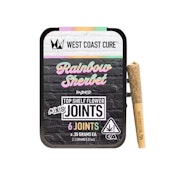 6 PACK - RAINBOW SHERBET .35G - WEST COAST CURE