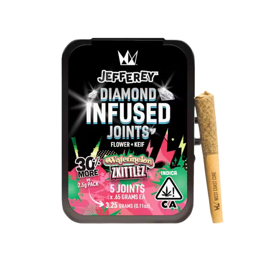 West Coast Cure - JEFFEREY INFUSED 5 PACK - WATERMELON ZKITTLEZ .65G - WEST COAST CURE Main Image