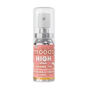 MOODS - PEACHES & CREAM SPRAY TINCTURE 1000MG - MOODS