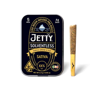 JETTY EXTRACTS - GARLIC CLOVE X TCB SOLVENTLESS (5PK) - JETTY EXTRACTS
