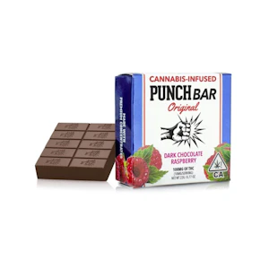 Punch Edibles & Extracts - SOLVENTLESS - DARK CHOCOLATE RASPBERRY 100MG - PUNCH EDIBLES & EXTRACTS