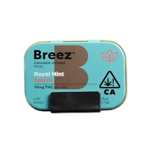 BREEZ - ROYAL MINT TINS - SATIVA 100 MG - BREEZ