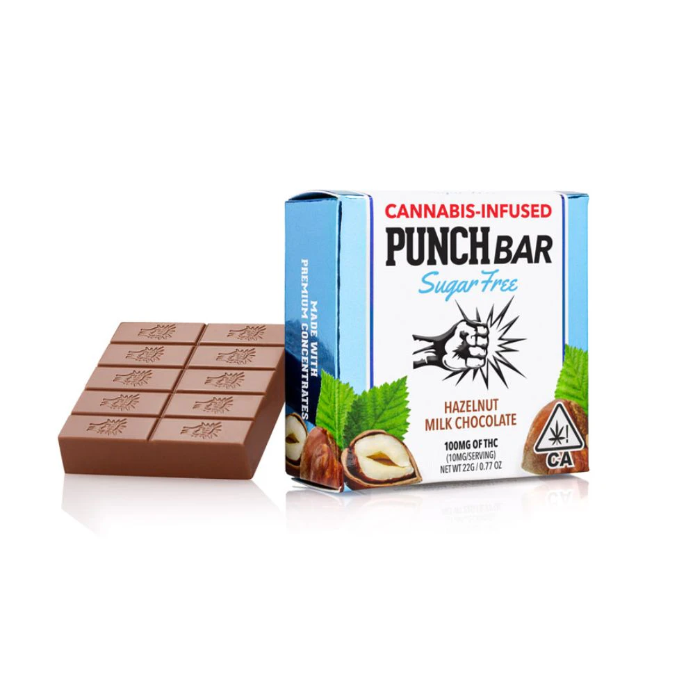 Punch Edibles & Extracts - SOLVENTLESS SUGAR FREE - MILK CHOCOLATE HAZELNUT 100MG - PUNCH EDIBLES & EXTRACTS Main Image