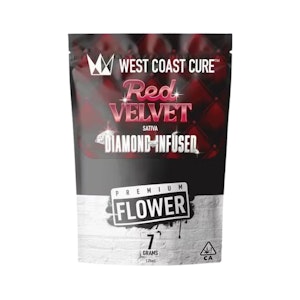 WEST COAST CURE - RED VELVET DIAMOND INFUSED 7G - WEST COAST CURE