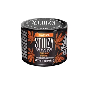 STIIIZY - ORANGE SUNSET LIVE ROSIN BADDER 1G - STIIIZY
