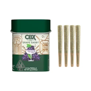 CBX - GRAPE GASBY - 0.5G (4PK) - CANNABIOTIX