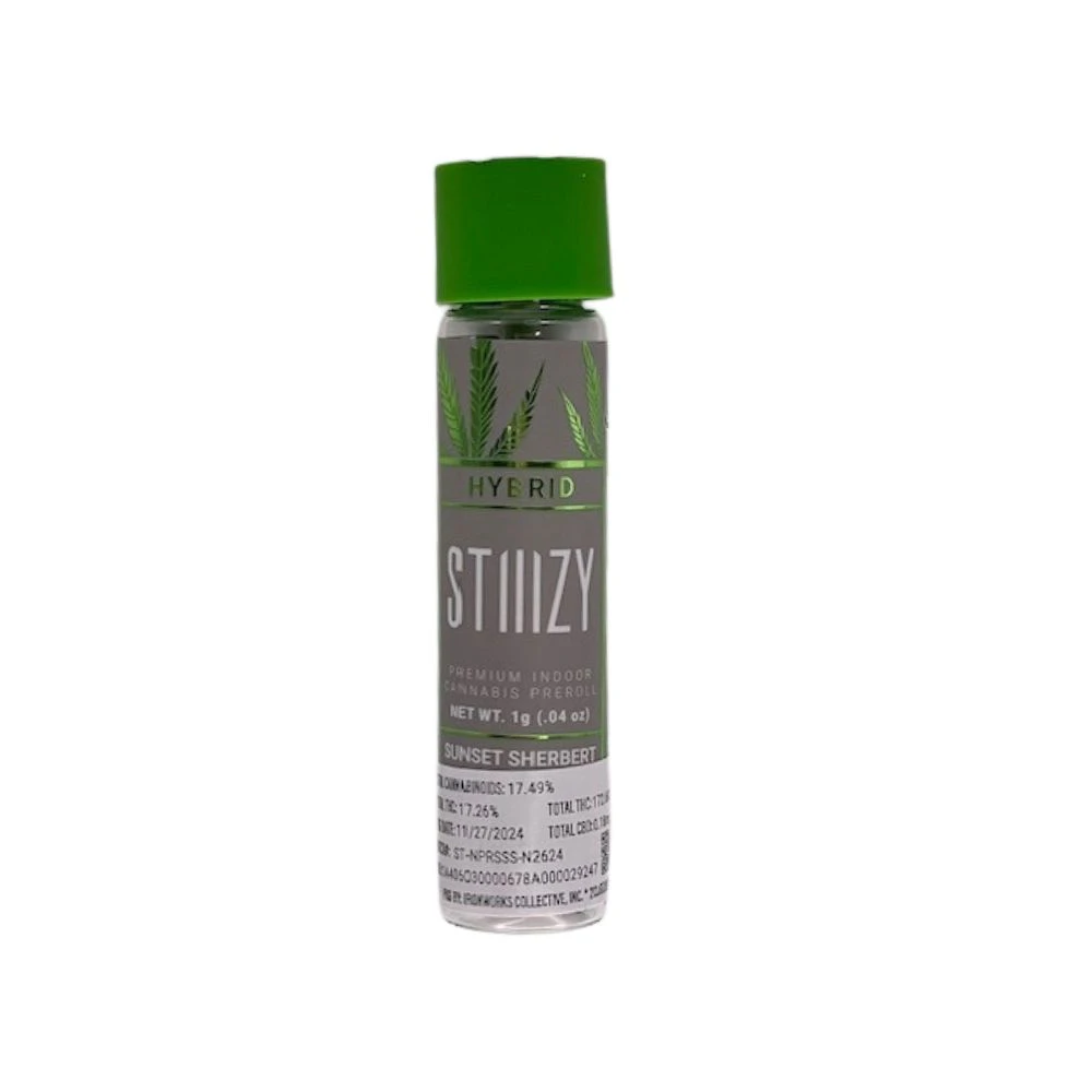STIIIZY - SUNSET SHERBERT - NAKED PREROLL 1G - STIIIZY Main Image