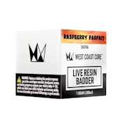RASPBERRY PARFAIT LIVE RESIN BADDER 1G - WEST COAST CURE