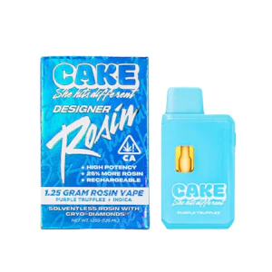 CAKE she hits different - PURPLE TRUFFLEZ ROSIN DISPOSABLE 1.25G - CAKE