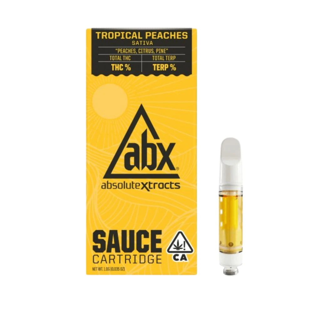 ABX / absoluteXtracts - TROPICAL PEACHES SAUCE CART 1G - ABSOLUTE EXTRACTS Main Image