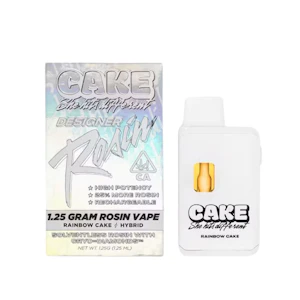 CAKE SHE HITS DIFFERENT - RAINBOW CAKE ROSIN DISPOSABLE 1.25G - CAKE