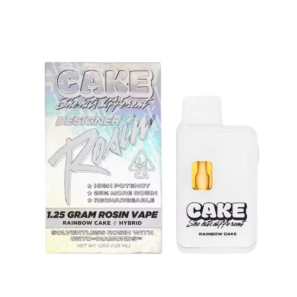 CAKE she hits different - RAINBOW CAKE ROSIN DISPOSABLE 1.25G - CAKE Main Image
