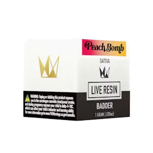 West Coast Cure - PEACH BOMB LIVE RESIN BADDER 1G - WEST COAST CURE