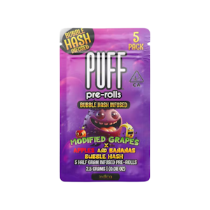PUFF - MODIFIED GRAPES X APPLES & BANANAS BUBBLE HASH (5PK) - PUFF