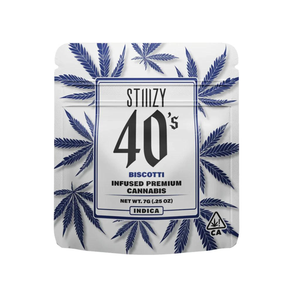 STIIIZY - BISCOTTI 40's INFUSED MYLAR 7G - STIIIZY Main Image