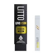 DRAGON LIVE RESIN DISPOSABLE 1G - LITTO