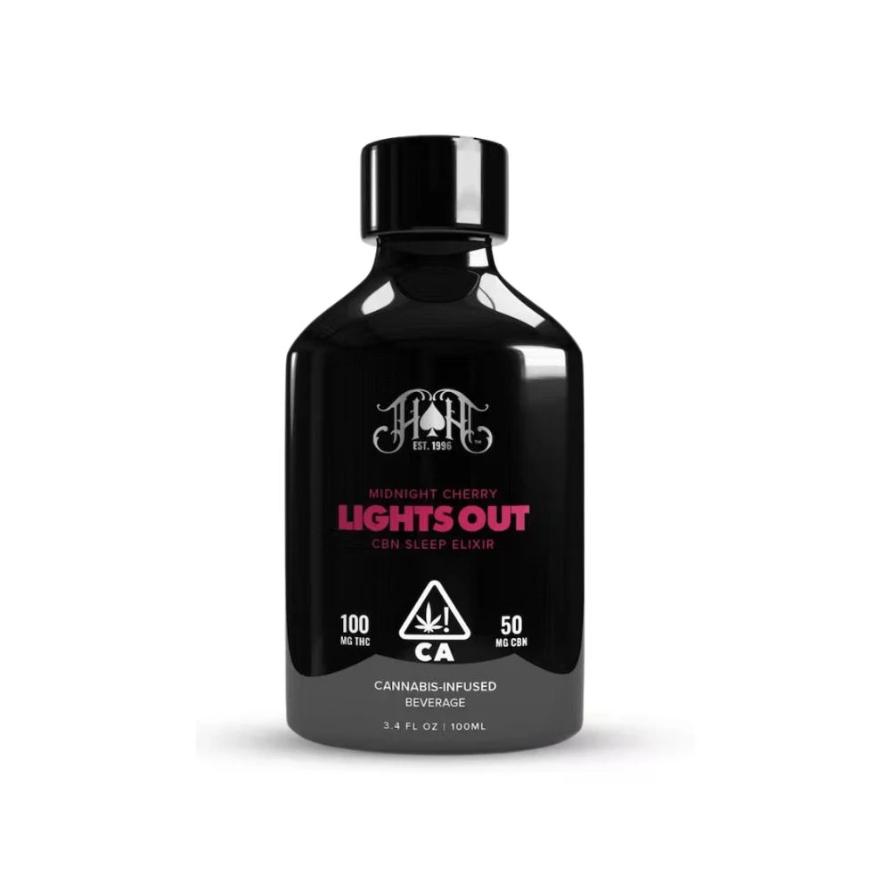Heavy Hitters - ELIXIR - LIGHTS OUT - MIDNIGHT CHERRY 100MG - HEAVY HITTERS Main Image