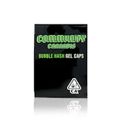 BUBBLE HASH SOFT GELS 12MG (30) - COMMUNITY CANNABIS