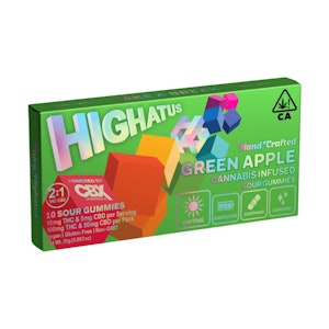 HIGHATUS - 2:1 CBD GREEN APPLE 100MG - HIGHATUS